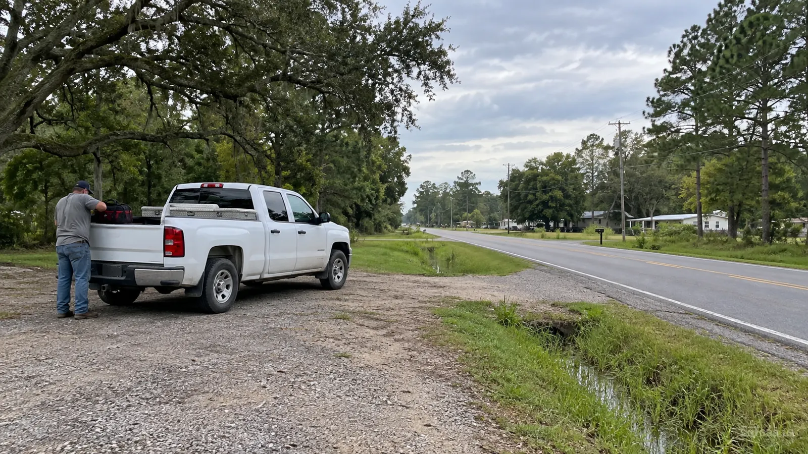 Illustration of service areas in a Louisiana mobile-service setting