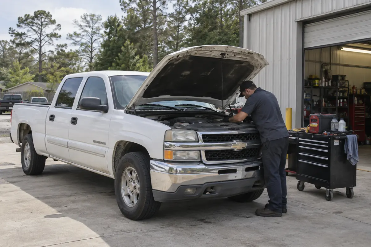 Illustration of how mobile auto repair works at your location in a Louisiana mobile-service setting