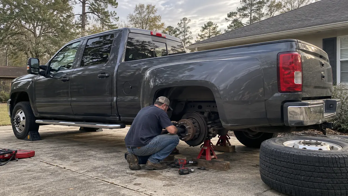 Illustration of how mobile brake repair works at your location in a Louisiana mobile-service setting
